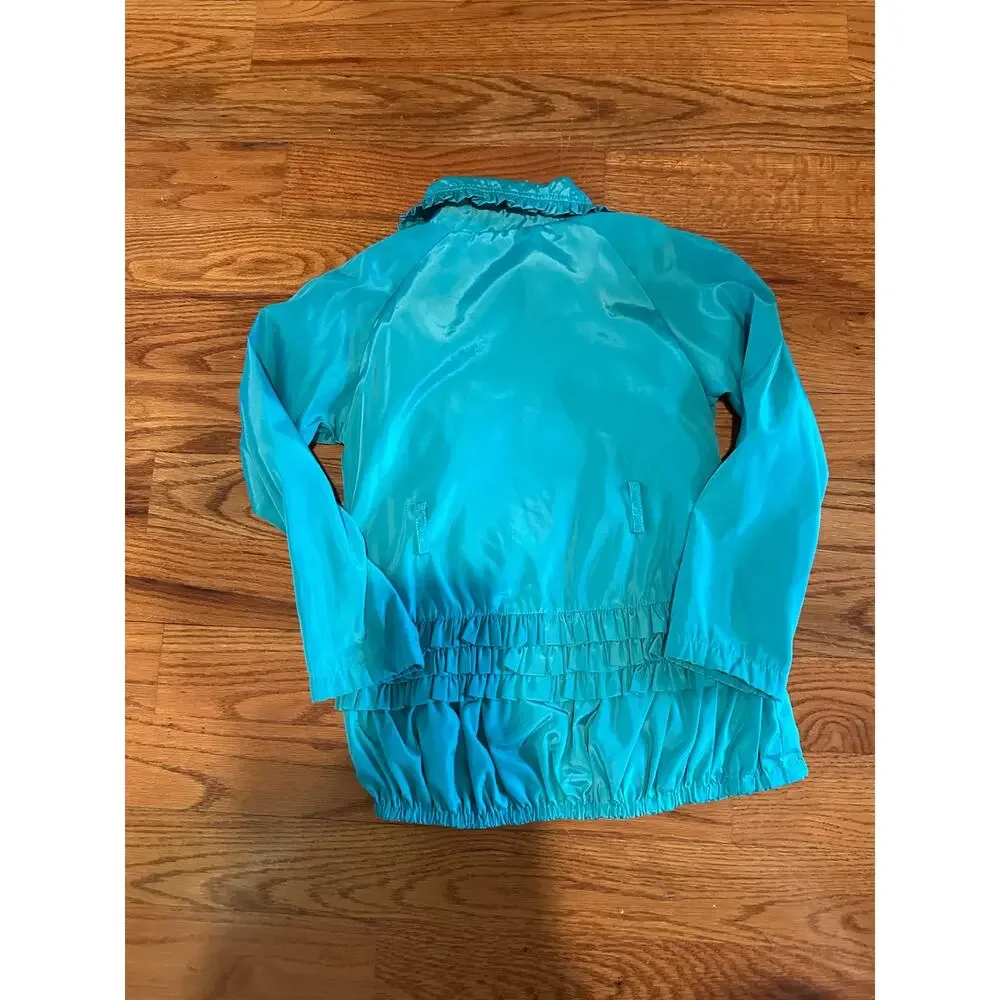 Girls size 6 wind breaker coat FU You brand
